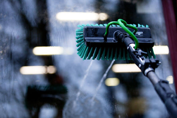 Streeploos ramen wassen